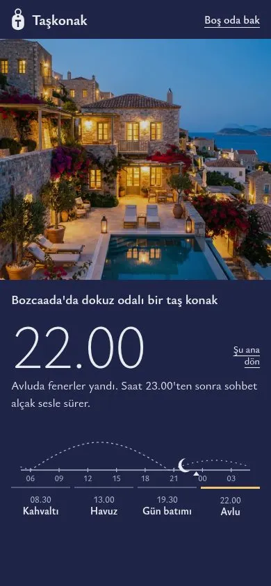 Taşkonak Butik Otel örnek sitesinin telefon görünümü
